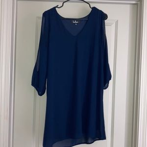 Navy blue dress LULUS